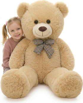 Maogolan Giant Teddy Bear 39in full body, ideal cuddle companion.