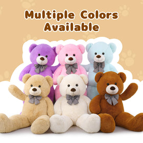 MaoGoLan giant teddy bear close-up of plush fur highlighting ultra-soft texture for hugs.