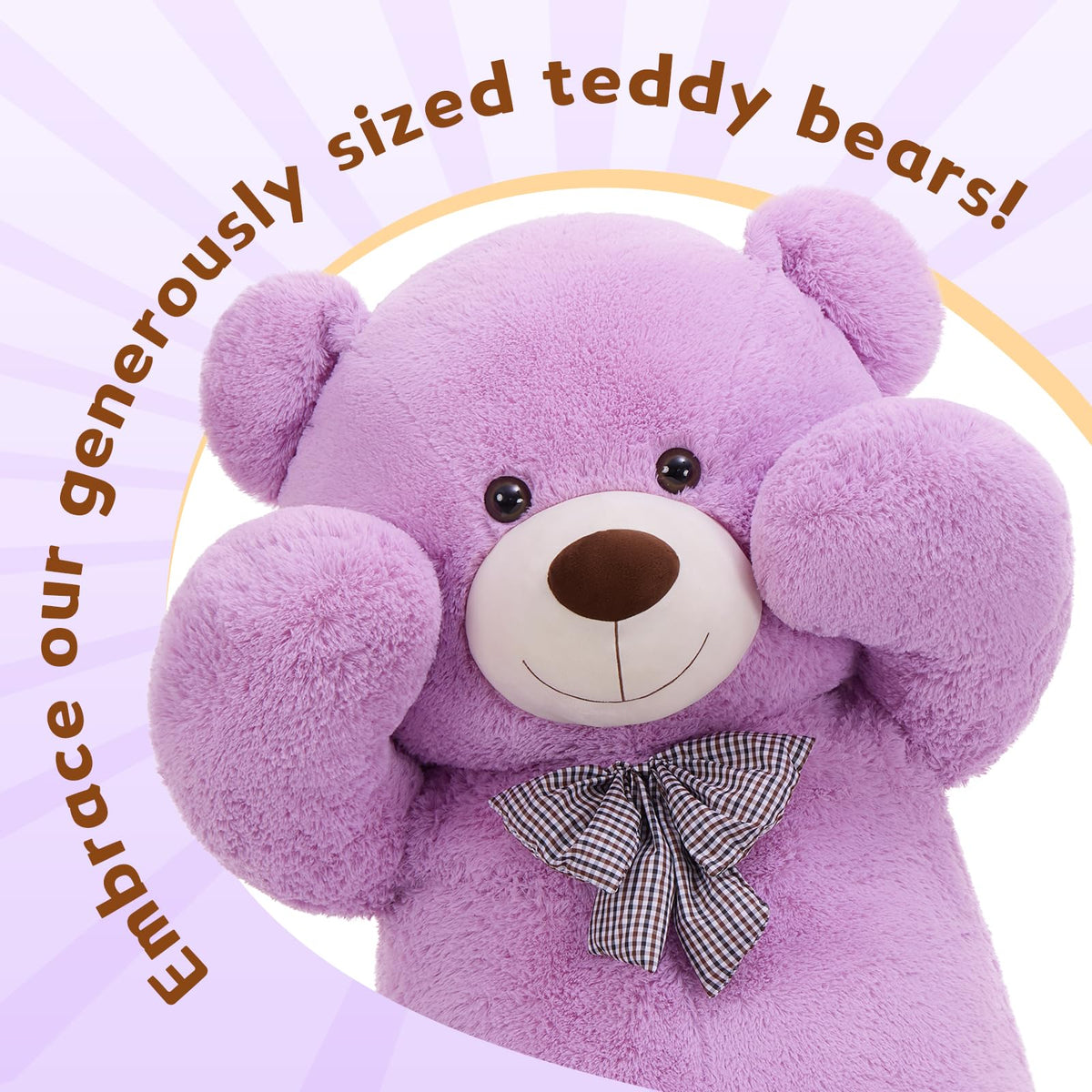 MaoGoLan purple plush ideal for baby shower gift moments.