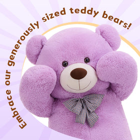 MaoGoLan purple plush ideal for baby shower gift moments.