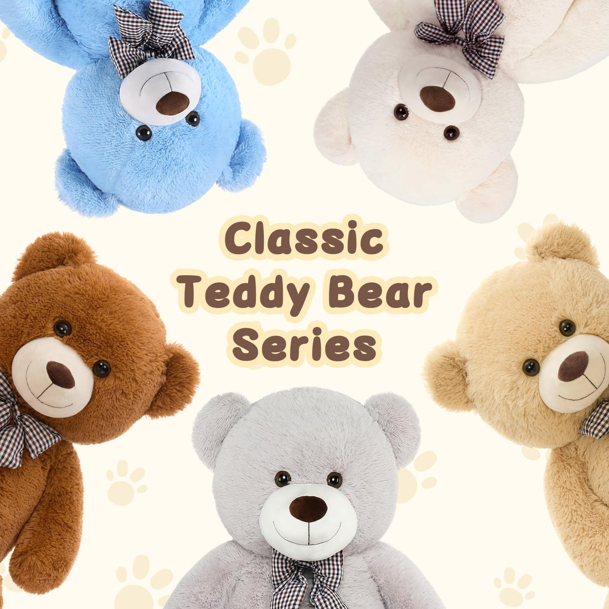 MaoGoLan giant teddy bear snuggle portrait, inviting cozy moments