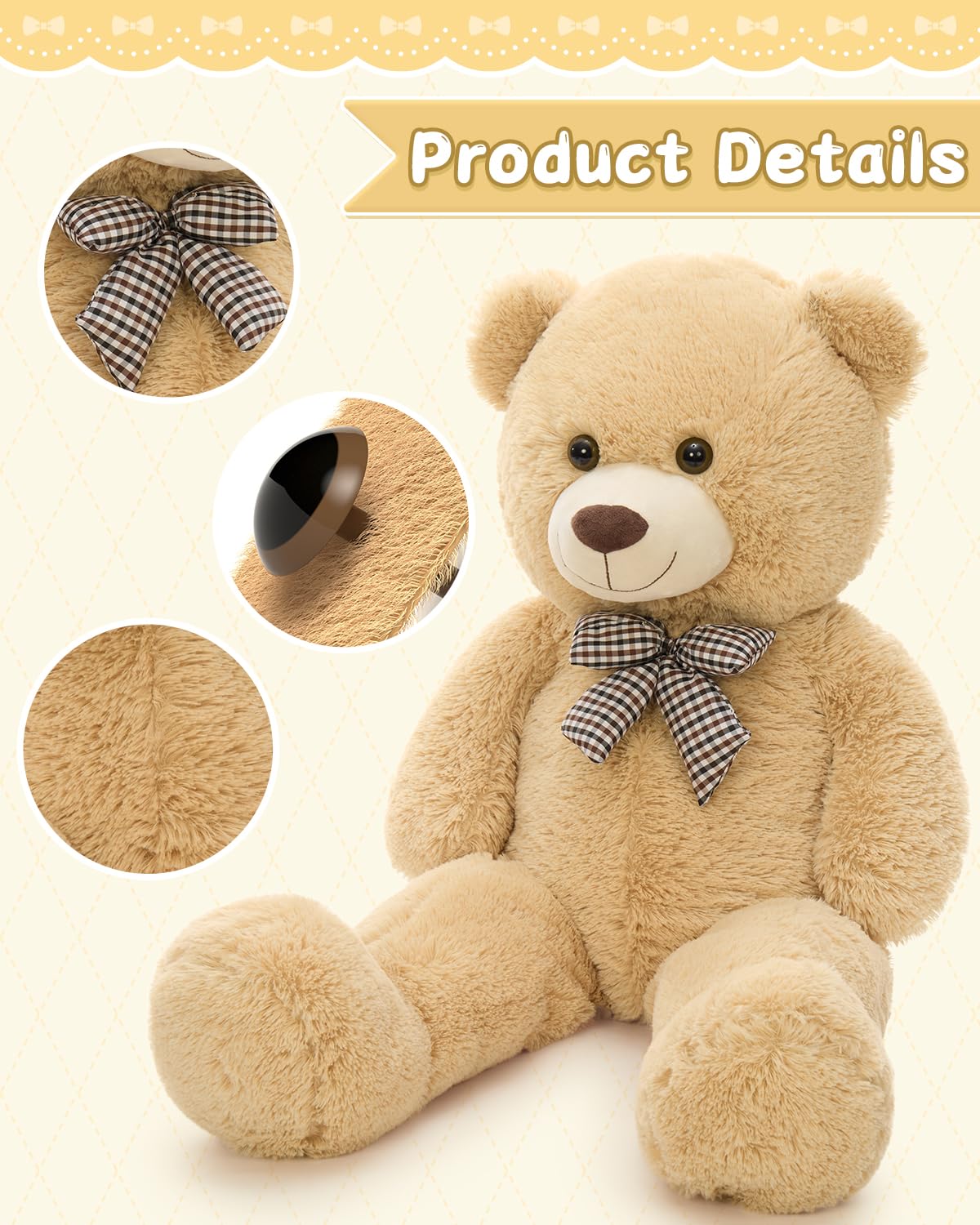 Maogolan Teddy Bear for Valentine’s Day, heartfelt companion.