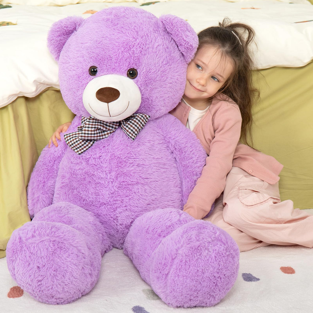 MaoGoLan purple plush ideal for Valentine's Day or anniversaries.