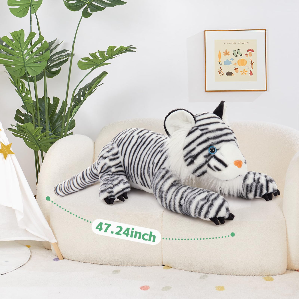 MaoGoLan tiger plush makes a thoughtful gift and room decor piece
