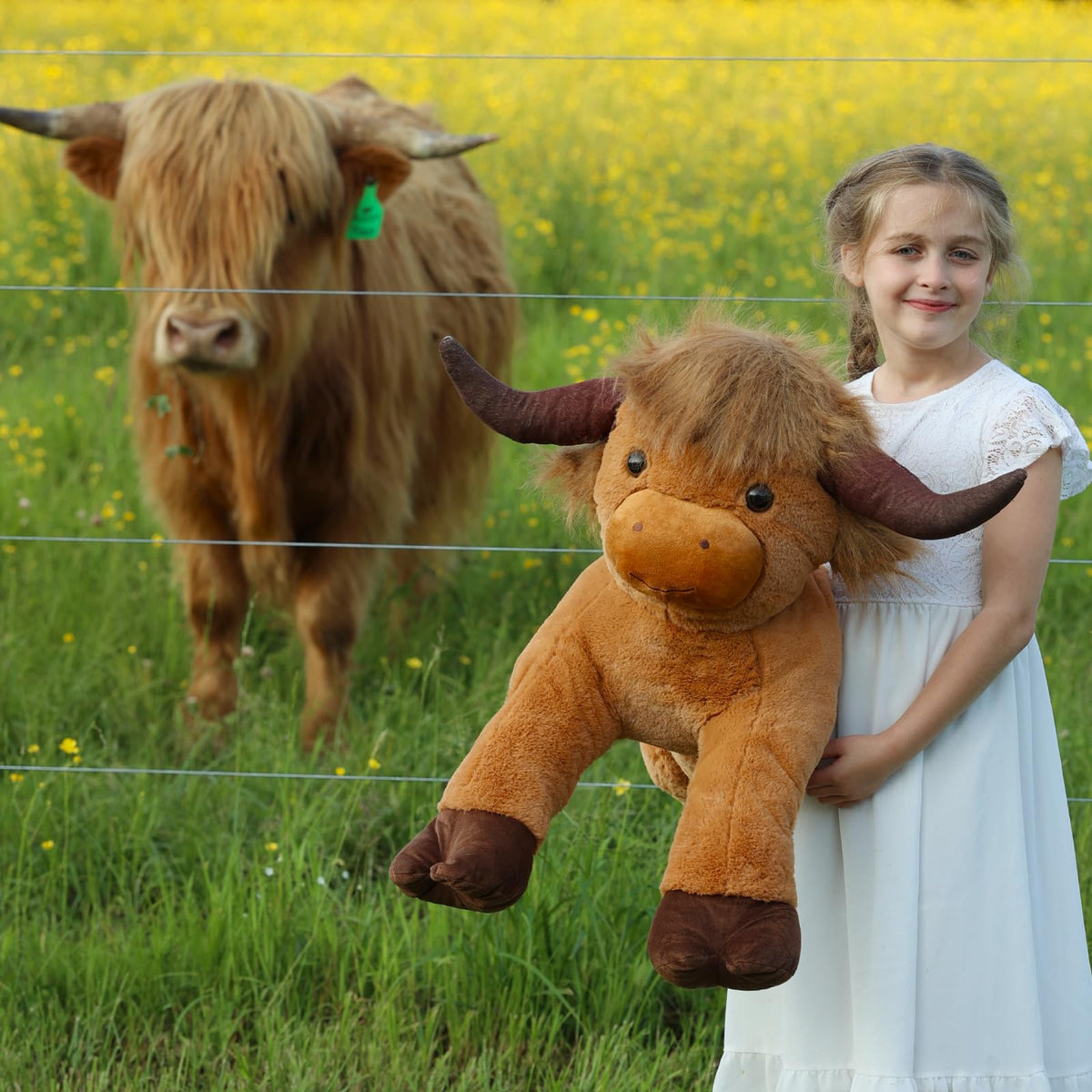 MaoGoLan Highland Cow giant pillow for comfy naps.