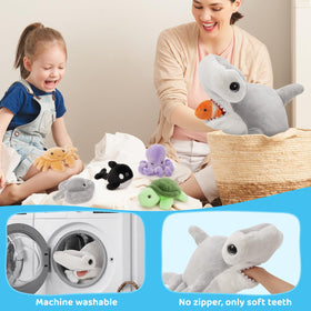 MaoGoLan killer whale plush for storytelling and portable fun.