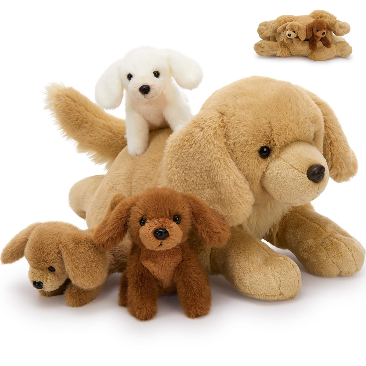 MaoGoLan mama golden retriever stuffed animal for cozy hugs