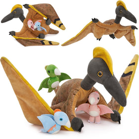 MaoGoLan Mama Pterodactyl with a 37-inch wingspan for dramatic display and imaginative play