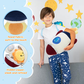 MaoGoLan moon plush, 3.94-inch, cozy night companion for bedtime routines.