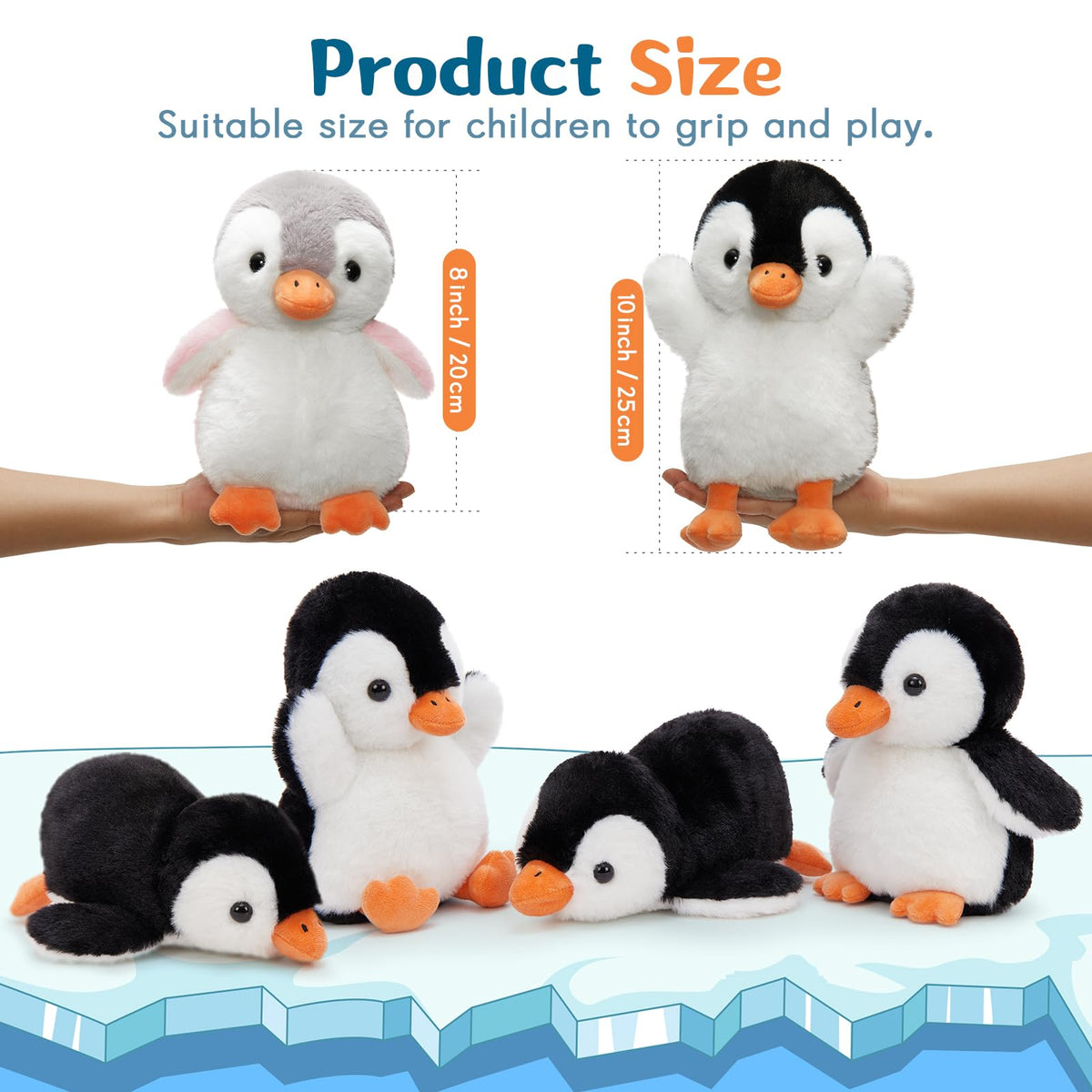 MaoGoLan penguin plush serves as Easter or party favor in gift bags.