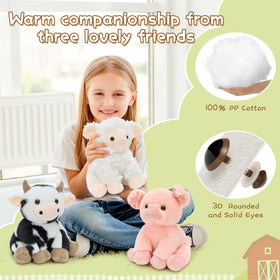 MaoGoLan pig plush side view sturdy trim for party décor and kid-friendly play