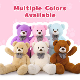 MaoGoLan pink plush teddy bear – perfect for baby showers and cozy room decor.