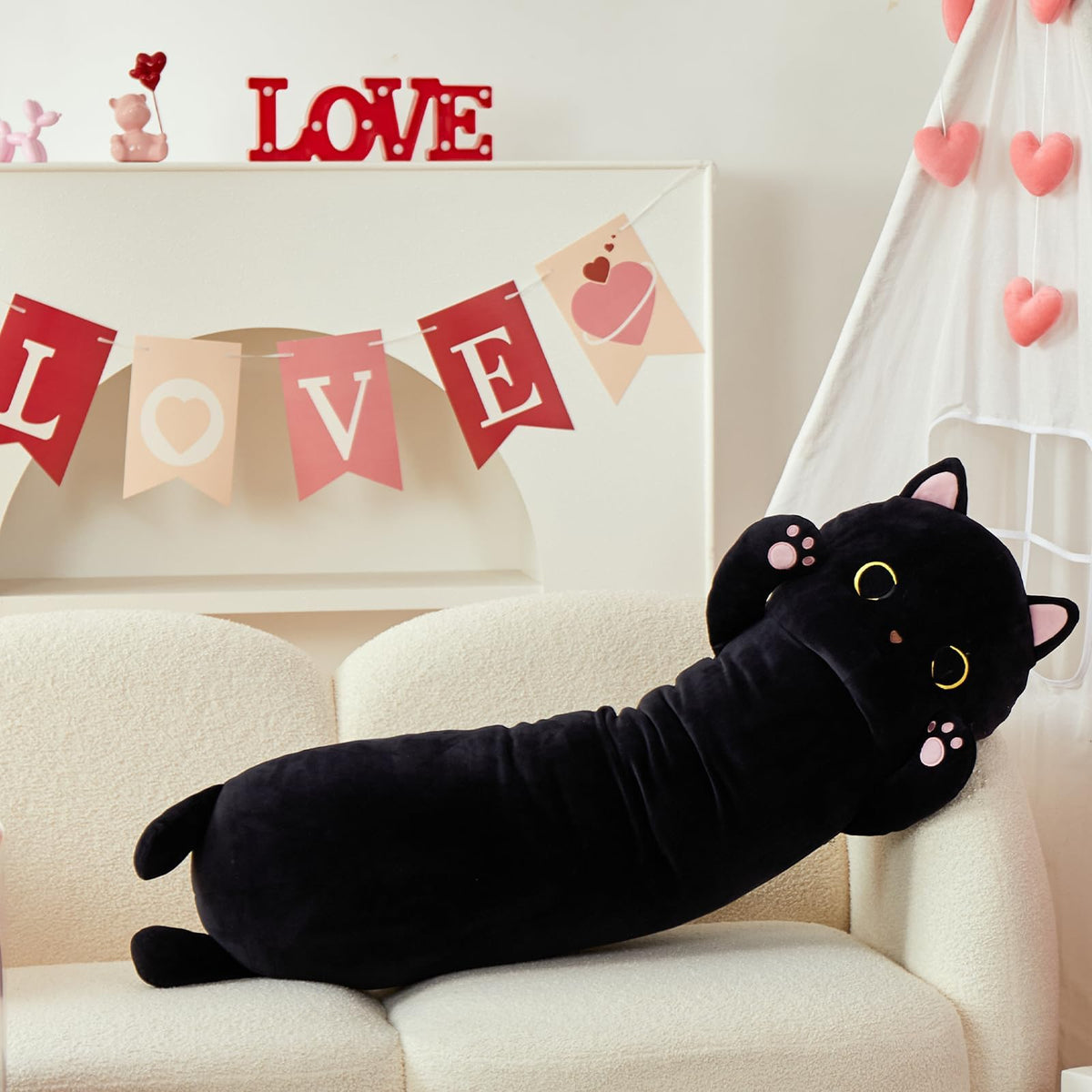 MaoGoLan plush care guide image with fluff recovery tips.