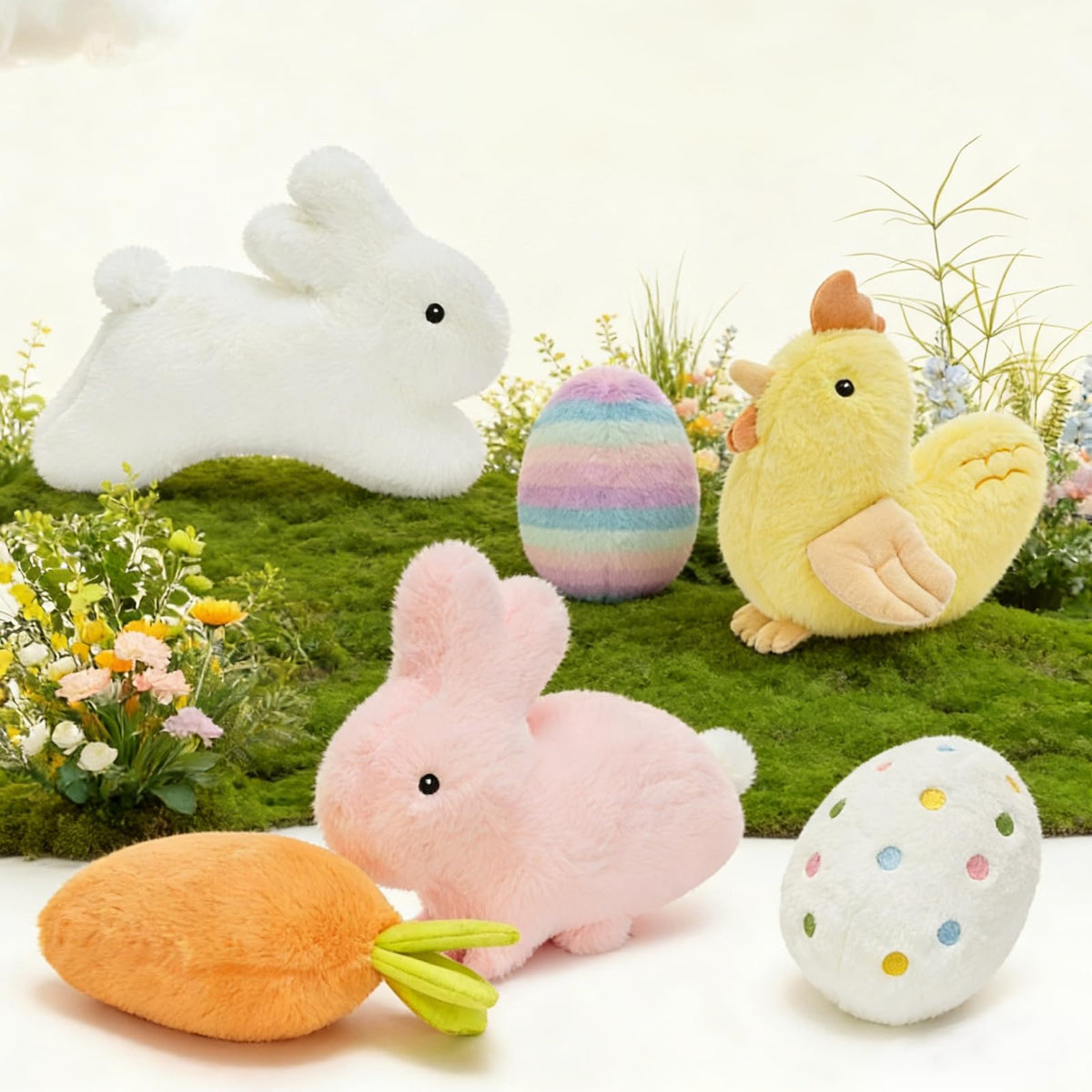 MaoGoLan rabbit pillow white provides gentle support for naptime