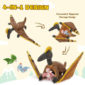 MaoGoLan pterodactyl posed for playroom display and adventures