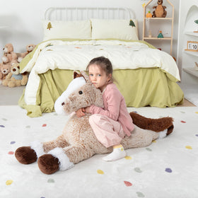 MaoGoLan Riding giant horse design plush toy for imaginative play.