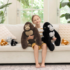 MaoGoLan giant gorilla plush is a versatile centerpiece for gifts and decor.