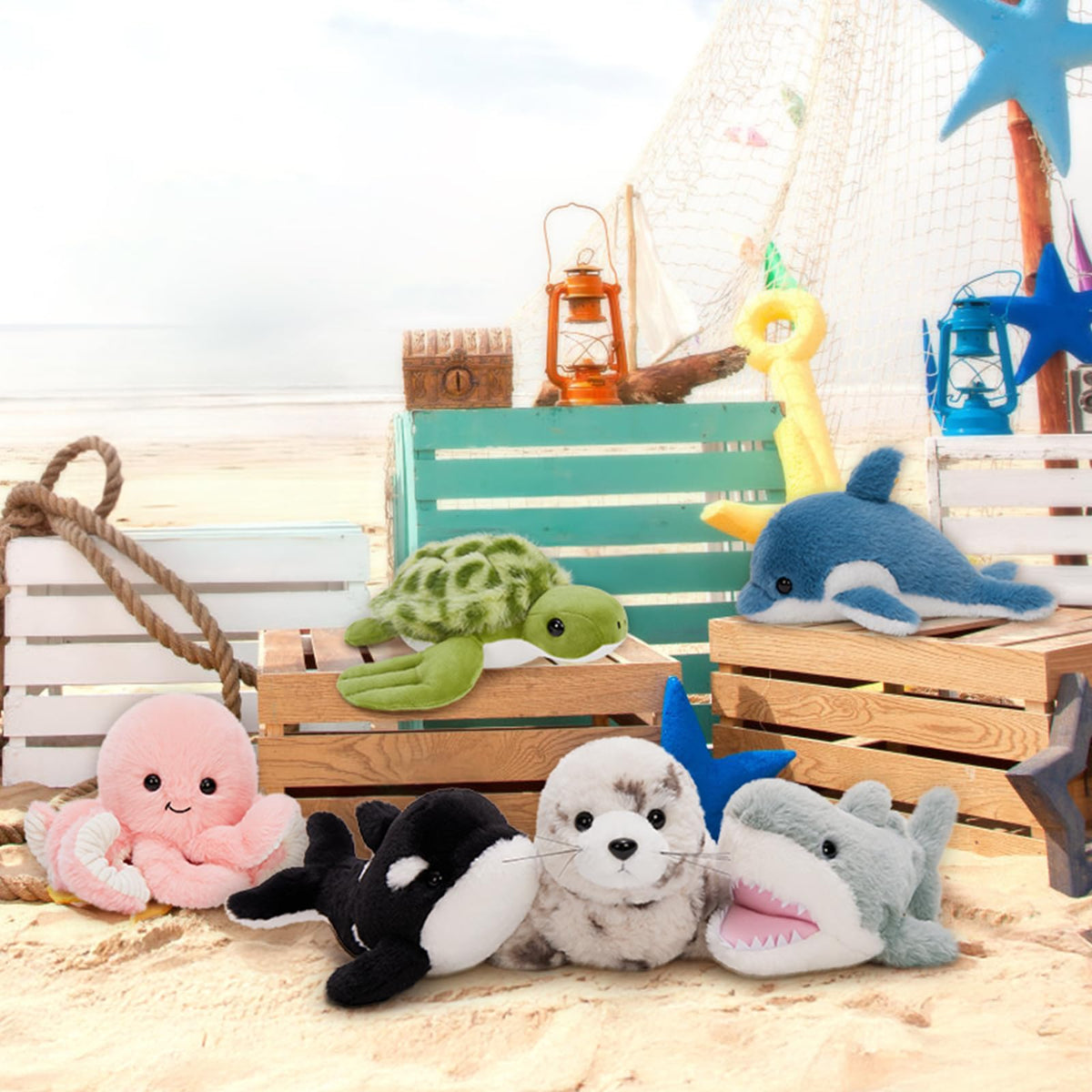 Maogolan sea animal octopus plush – versatile decor and cuddle buddy.