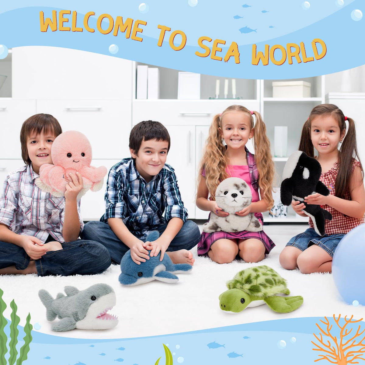 Maogolan sea animal orca plush – gentle companion for stories and play.