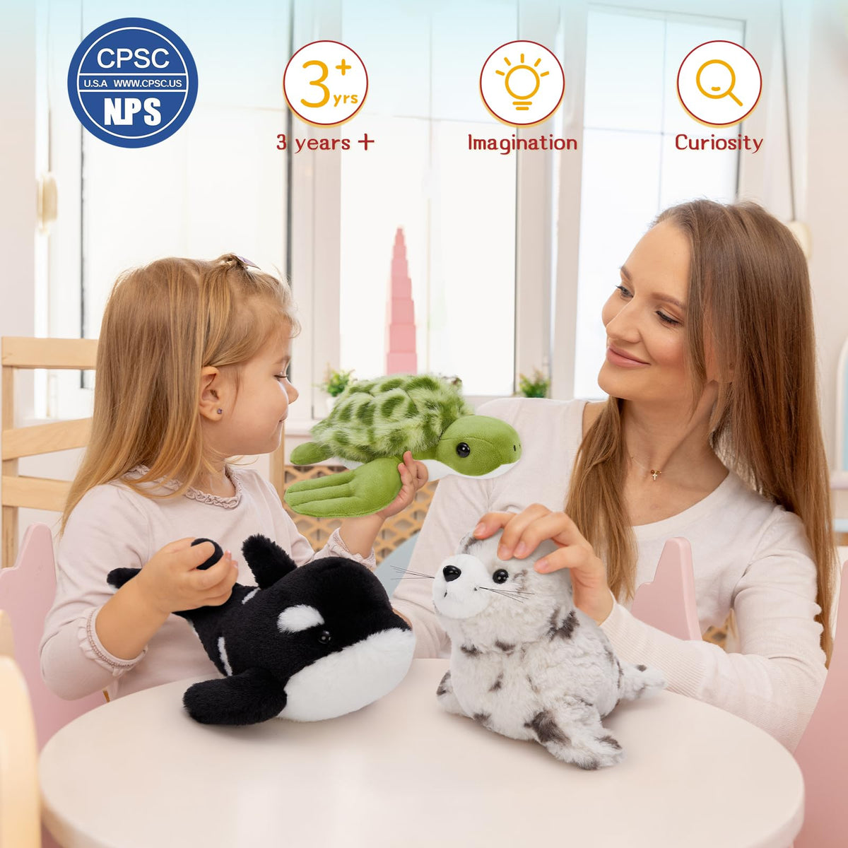 Maogolan sea animal turtle plush – durable soft friend for kids.