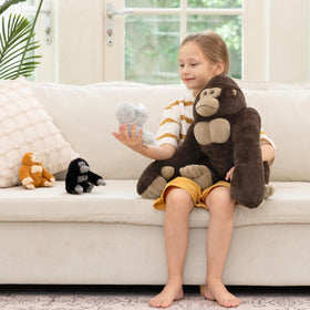 MaoGoLan soft and cuddly gorilla toy, ideal for bedtime stories and hugs.