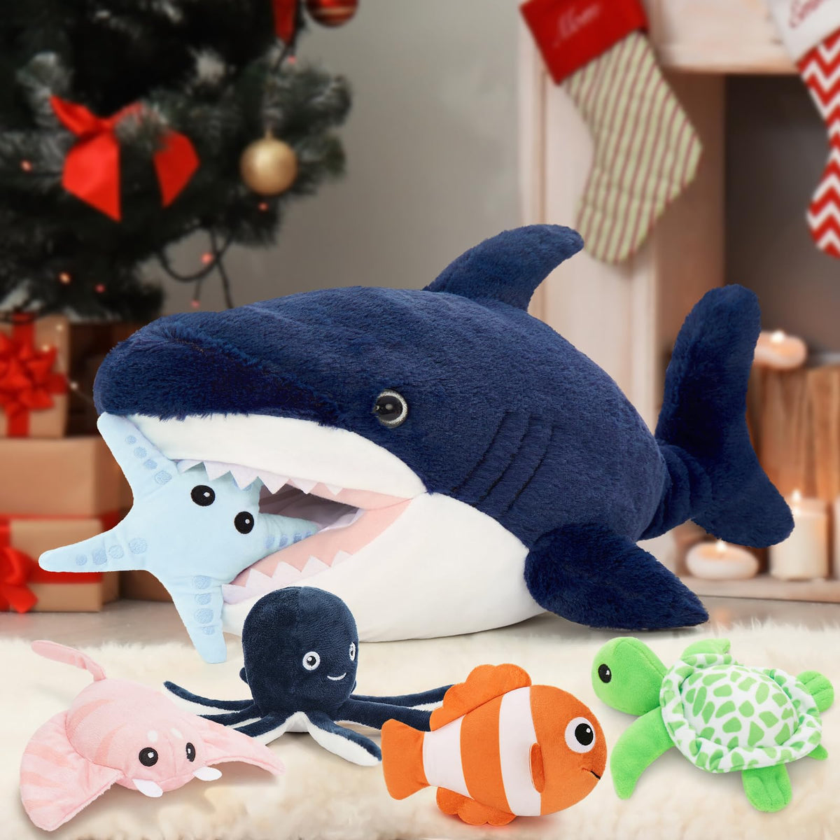 MaoGoLan stingray plush for imaginative ocean pretend play