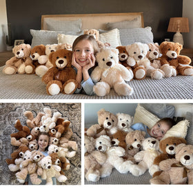MaoGoLan bears with safe stitched eyes for child-friendly play