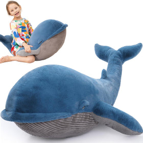 MaoGoLan 43-inch whale plush for cuddling and comfort.