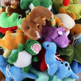 Mapixo plush dinosaur diplodocus; long-neck friend that travels well in pockets and bags