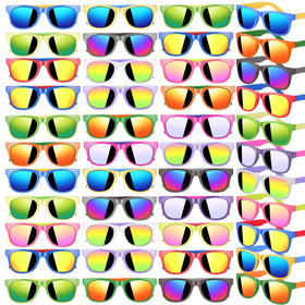 MAPIXO 32-pack kids sunglasses in neon colors for sunny days and easy party favors.