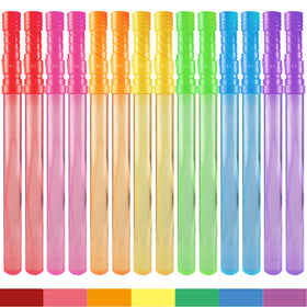 MAPIXO Bubble Wand 14-inch handle provides easy grip for kids.