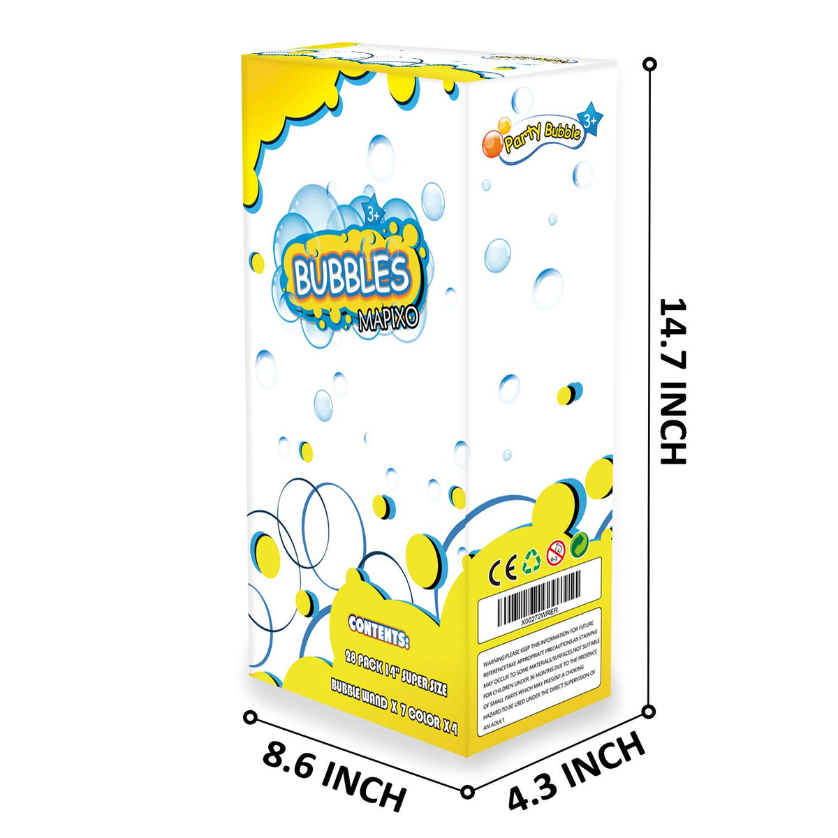 Great party favor for kids at birthdays, weddings, and summer events.