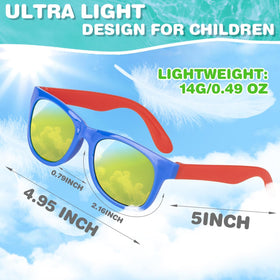 Mapixo lightweight kid sunglasses provide comfortable daily wear.