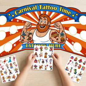Maqiauly tattoo-application-process shows easy DIY fun for attendees.