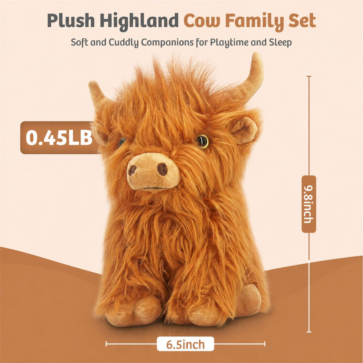 Marysun weighted plush cat provides comforting heft for snuggles