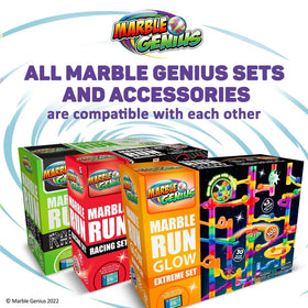 Marble Genius free instruction app complements learning with guided challenges.