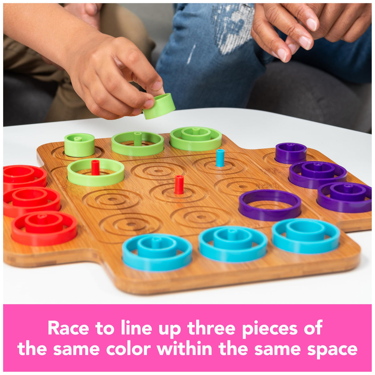 Marbles Otrio instruction sheet helps new players start quickly with clear rules.