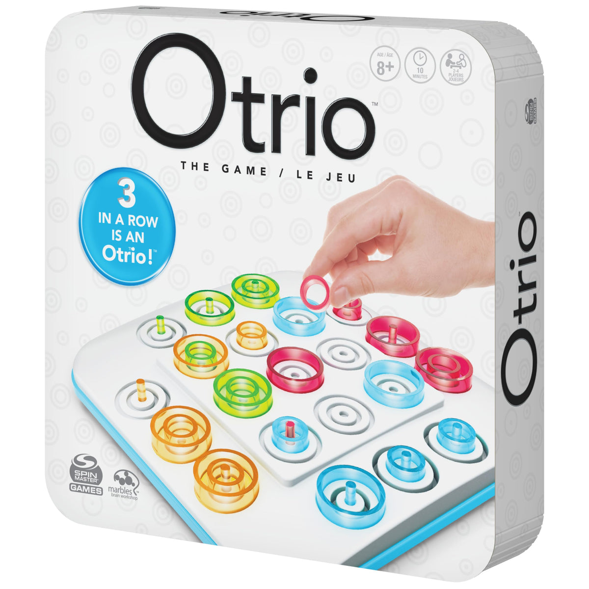 Marbles Otrio travel pack fits in a bag.