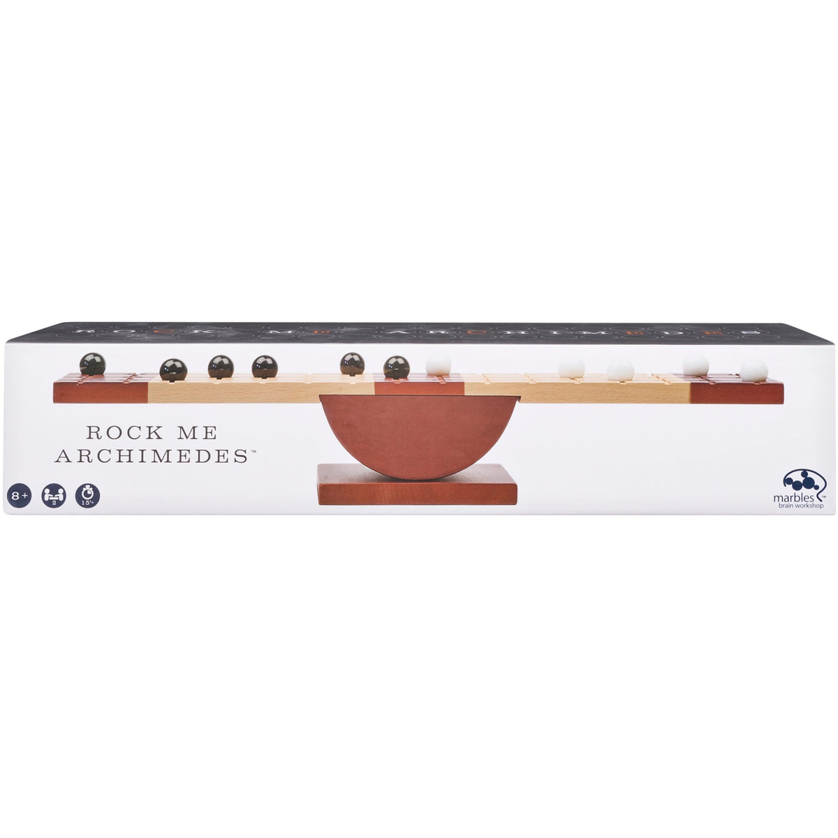 Marbles Rock Me Archimedes game setup highlights careful planning for kids and adults.
