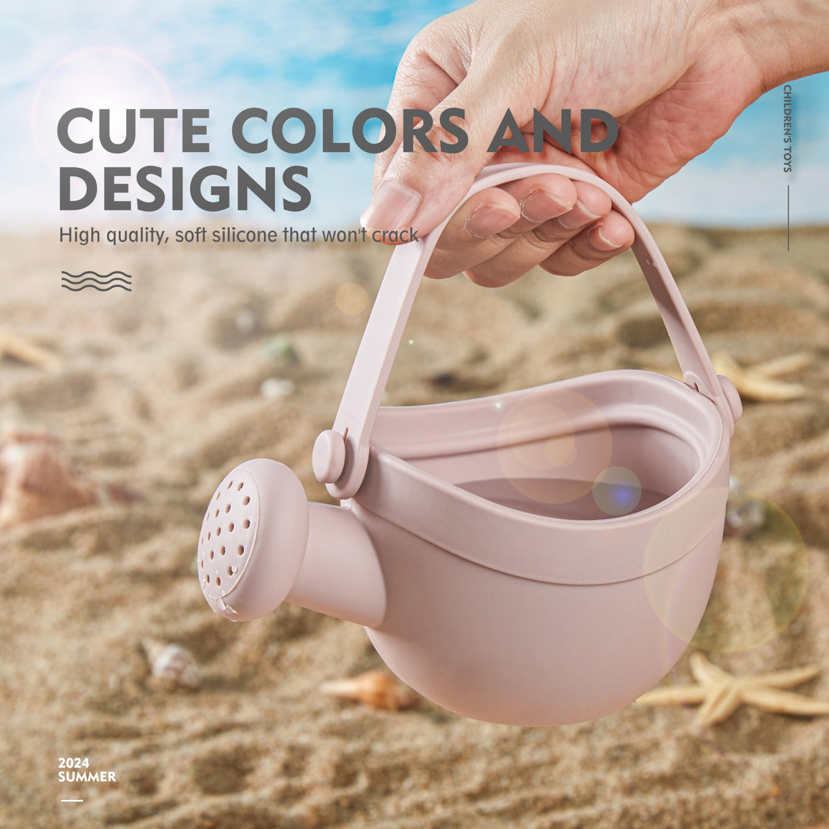 MarcZero 3D ice cream pink, playful pretend treats for beach time