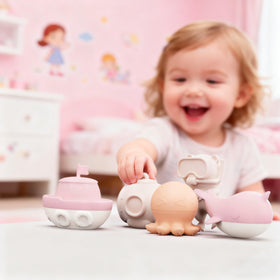 MarcZero colorful pieces introduce color recognition during water play