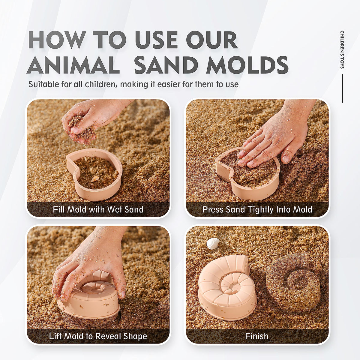 MarcZero dolphin mold inspires dynamic sand sculptures and storytelling