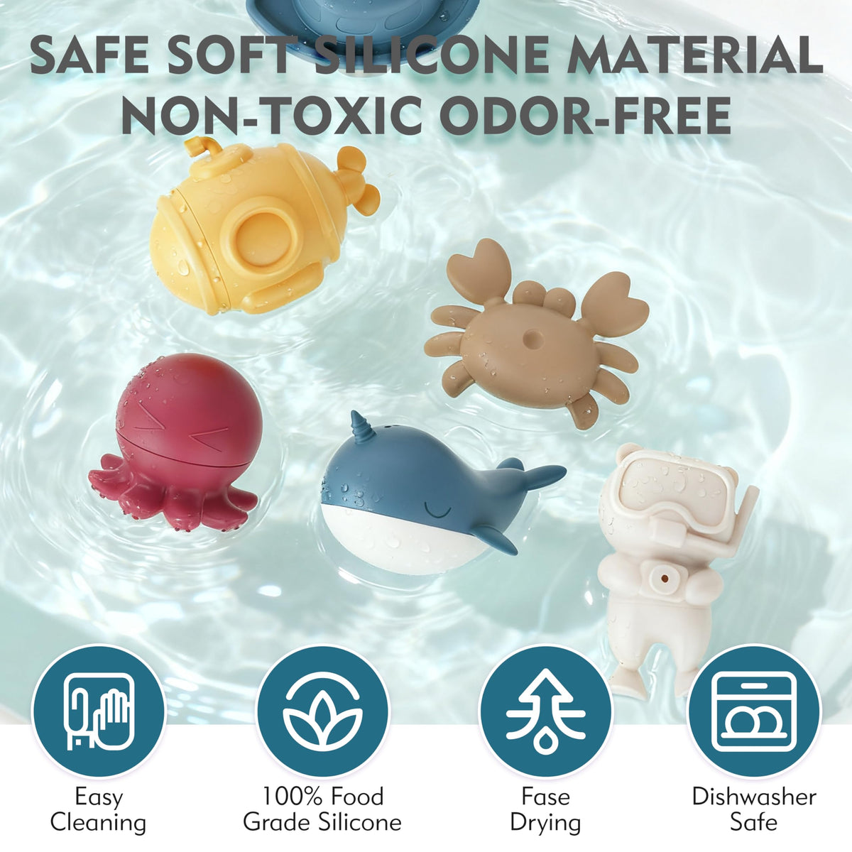 MarcZero Ocean bath toys suit pools and beaches.