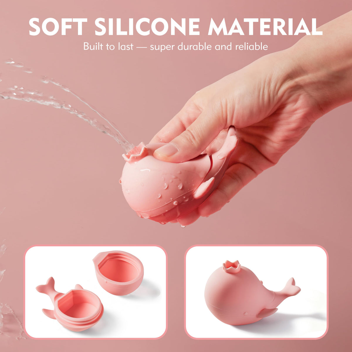 MarcZero pink pouring toy helps toddlers practice grip and coordination