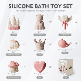 MarcZero princess bath toy squirter in pink offers splashy water play