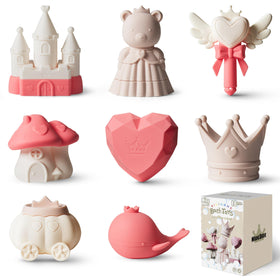 MarcZero Princess 8pcs bath toys overview for imaginative tub play