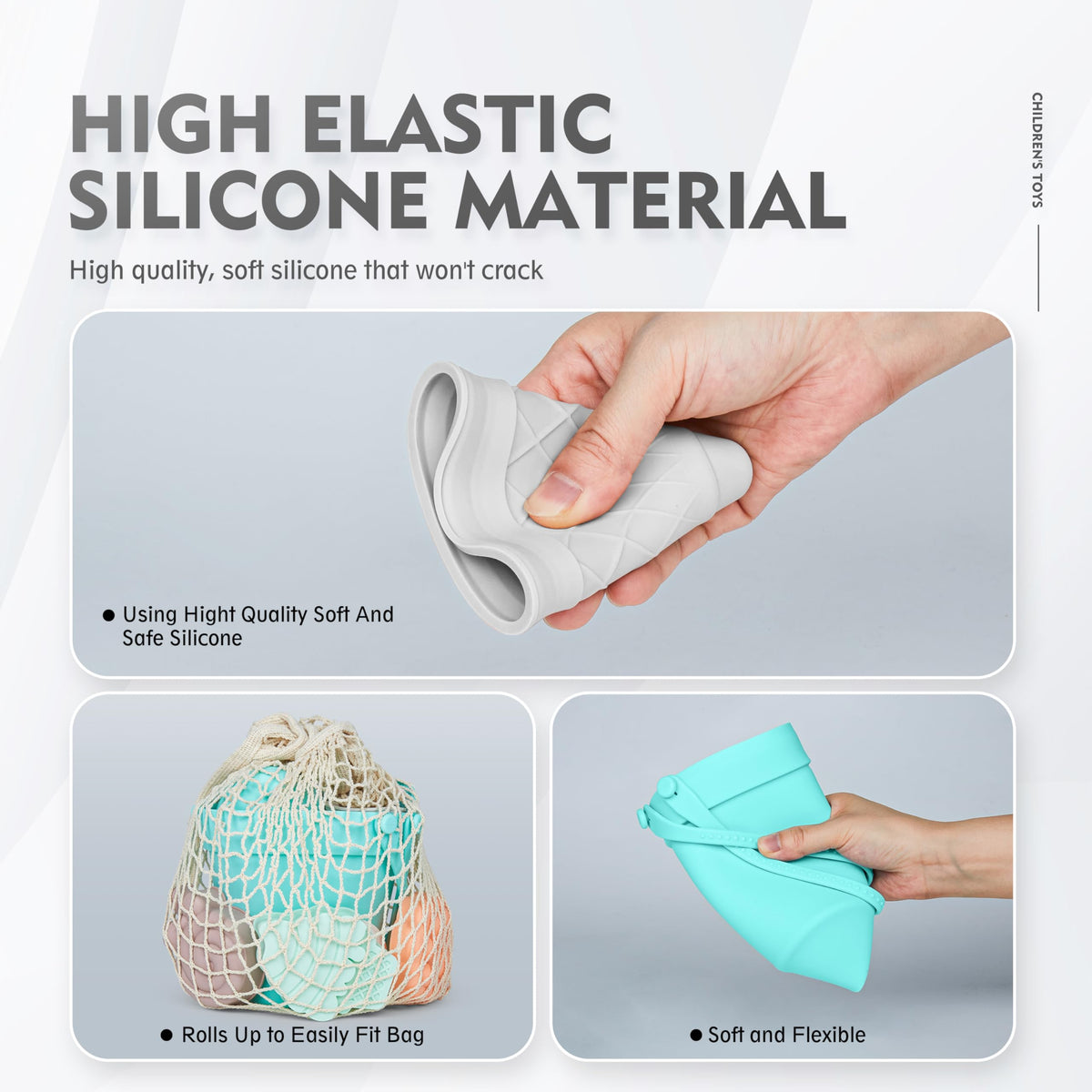 MarcZero silicone beach toy set in mint finish ready for outdoor adventures.