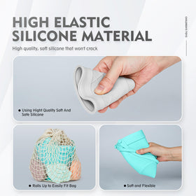 MarcZero silicone beach toy set in mint finish ready for outdoor adventures.