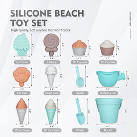 MarcZero silicone watering can for gentle pours during beach or bath play.