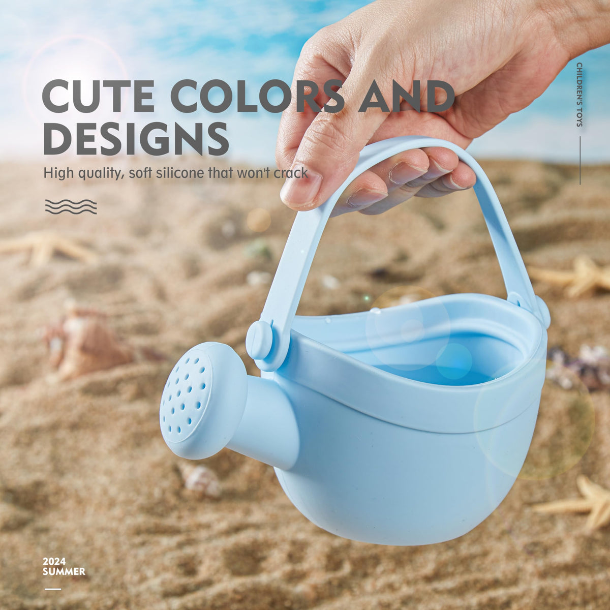 MarcZero 3D ice cream molds, add playful dessert shapes to the sand.